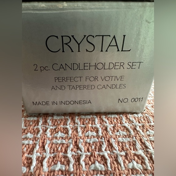 Alco Industries Crystal Candleholder Set - Picture 5 of 5
